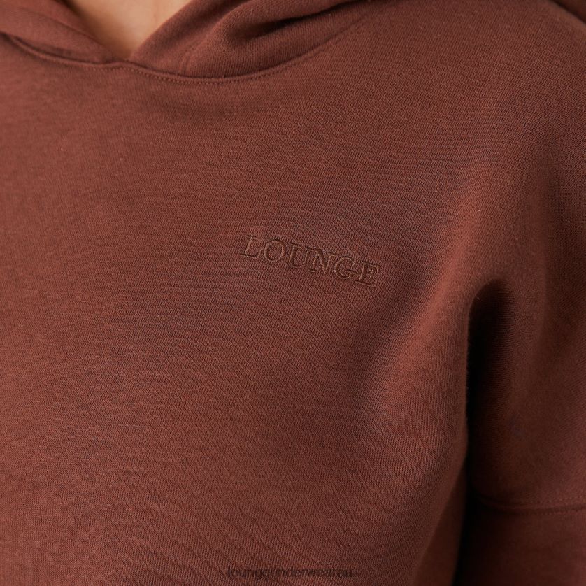 365 Oversized Hoodie Apparel Lounge Women Chocolate 240R48868