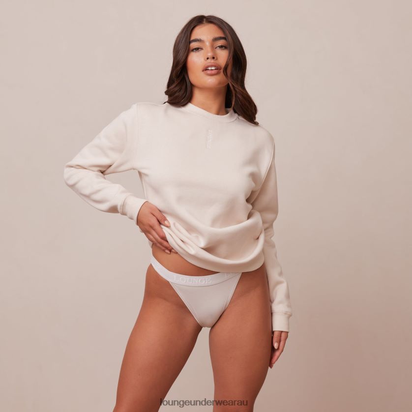 Crew Neck Jumper Apparel Lounge Women Cream 240R48866