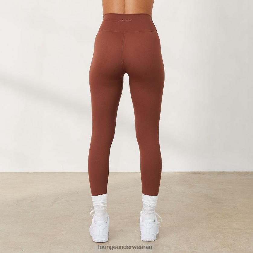 365 Second Skin Leggings Apparel Lounge Women Chocolate 240R48890