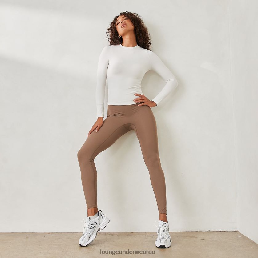 Essential Leggings Apparel Lounge Women Coffee 240R48892