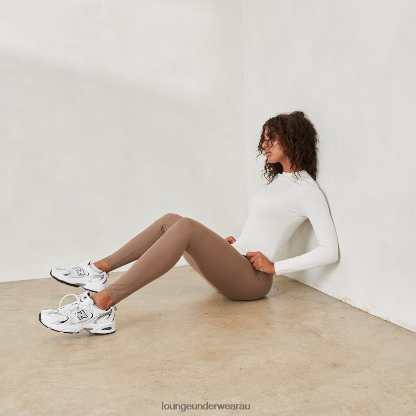 Essential Leggings Apparel Lounge Women Coffee 240R48892