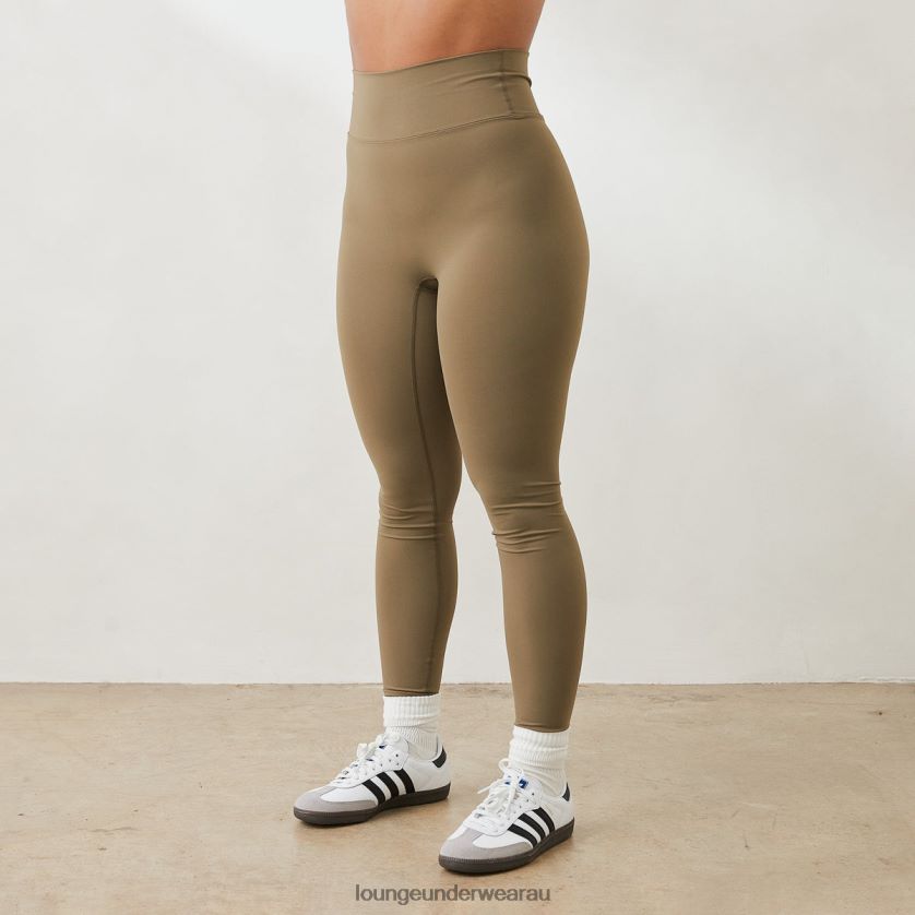 Essential Leggings Apparel Lounge Women Olive 240R48894
