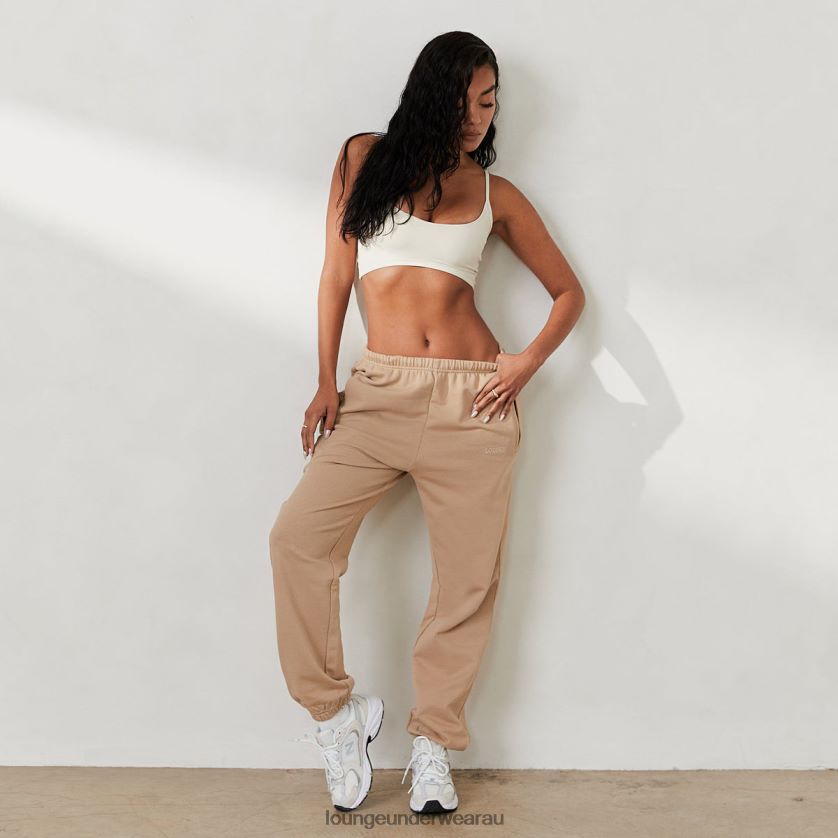 Oversized Joggers X Jess Hunt Apparel Lounge Women Caramel 240R48817