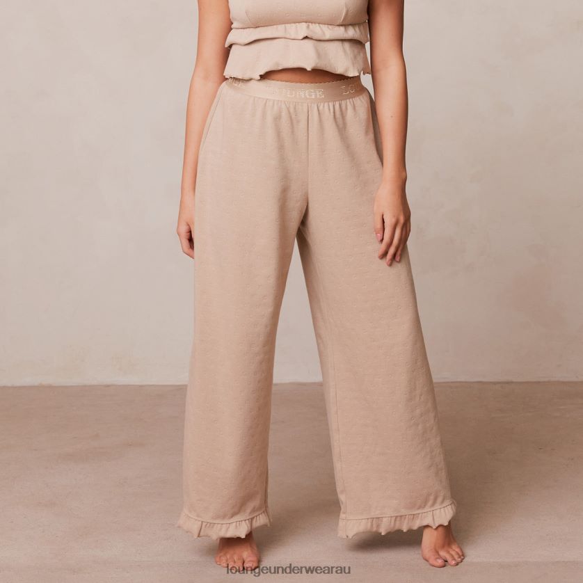 Frill Pajama Trousers Apparel Lounge Women Mink 240R48936