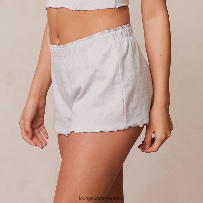 Ruffle Pajama Shorts Apparel Lounge Women Frost 240R48929