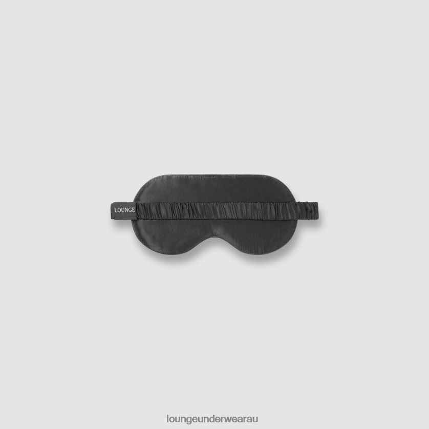 Signature Silk Sleep Mask Apparel Lounge Women Black 240R48960