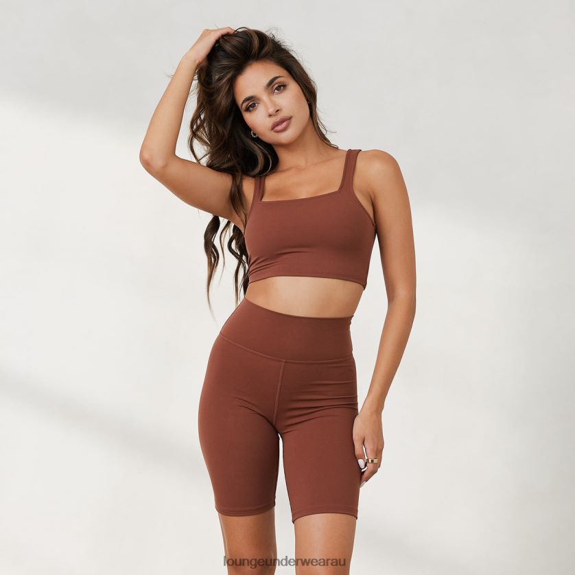 365 Second Skin Tank Top Apparel Lounge Women Chocolate 240R48857