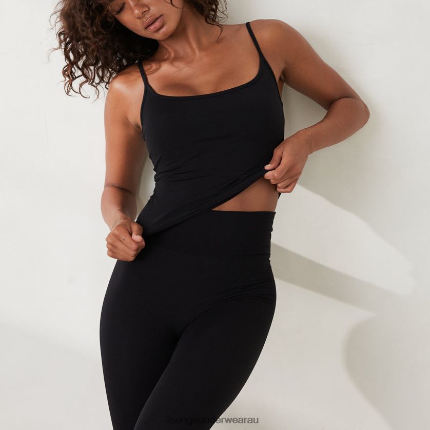 Essential Cami Top Apparel Lounge Women Black 240R48824