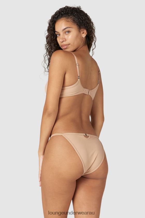 Sculpt Push-Up T-shirt Bra & Thong/Briefs Set Underwear Lounge Women Honey 240R4879