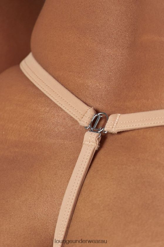 Sculpt Push-Up T-shirt Bra & Thong/Briefs Set Underwear Lounge Women Honey 240R4879