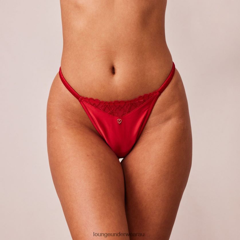 Admire G-string Underwear Lounge Women Maroon 240R48491