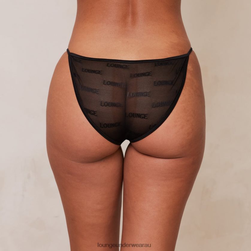 Bold Mesh Briefs Underwear Lounge Women Black 240R48767