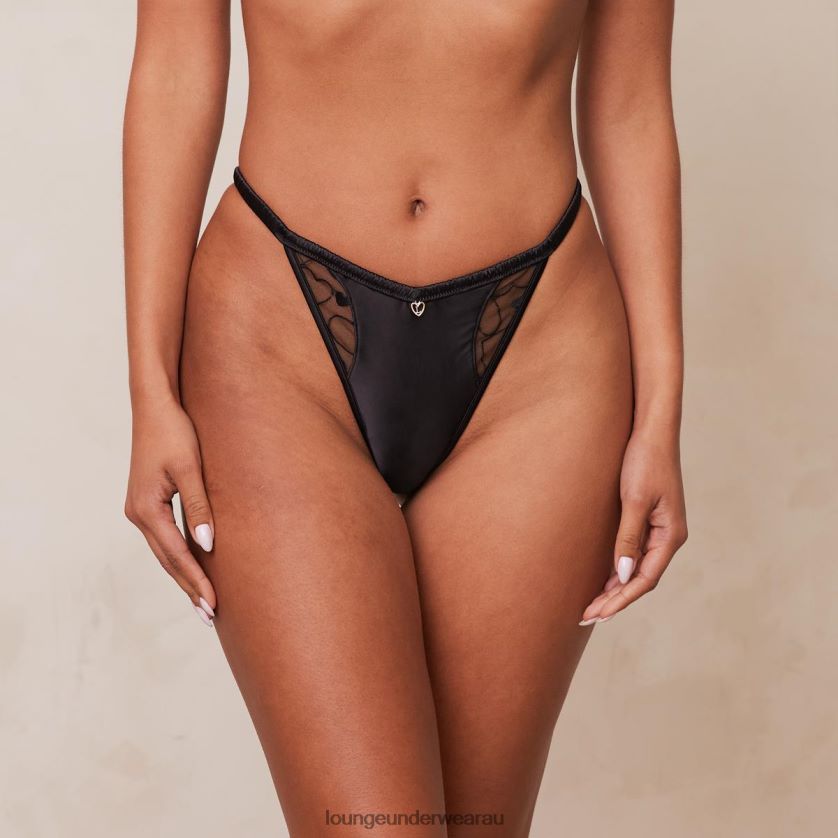 Cherish G-string Underwear Lounge Women Black 240R48513