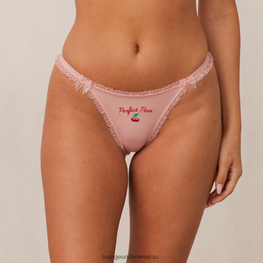 Fruity 'Perfect Pair' Briefs Underwear Lounge Women Pink 240R48465