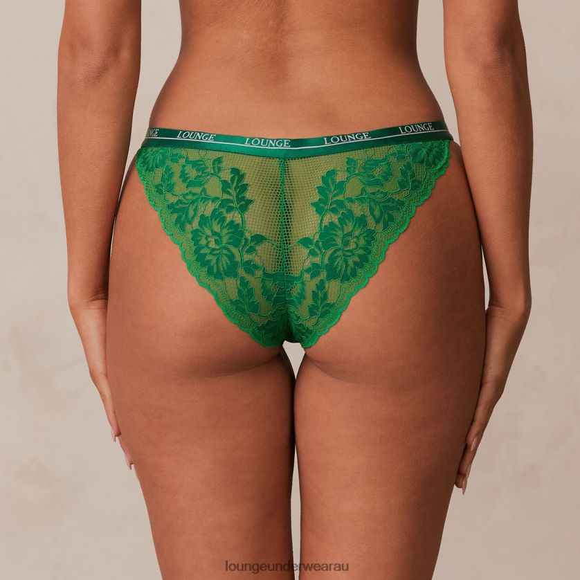 Luxe Briefs Underwear Lounge Women Emerald 240R48652