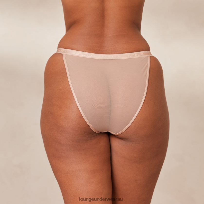 Smooth Mesh Briefs Underwear Lounge Women Taupe 240R48518