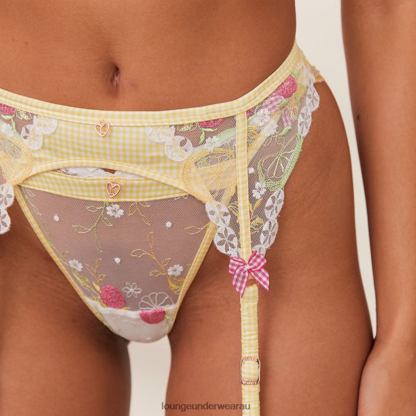 Adelina Intimates Set Underwear Lounge Women Yellow 240R48354