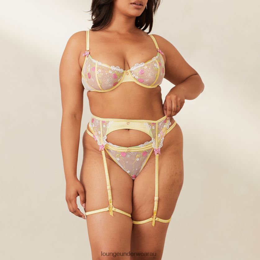 Adelina Intimates Set Underwear Lounge Women Yellow 240R48354