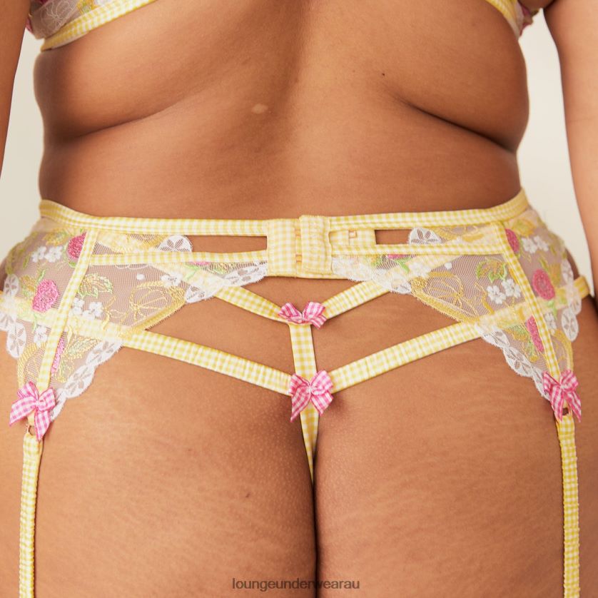 Adelina Intimates Set Underwear Lounge Women Yellow 240R48354