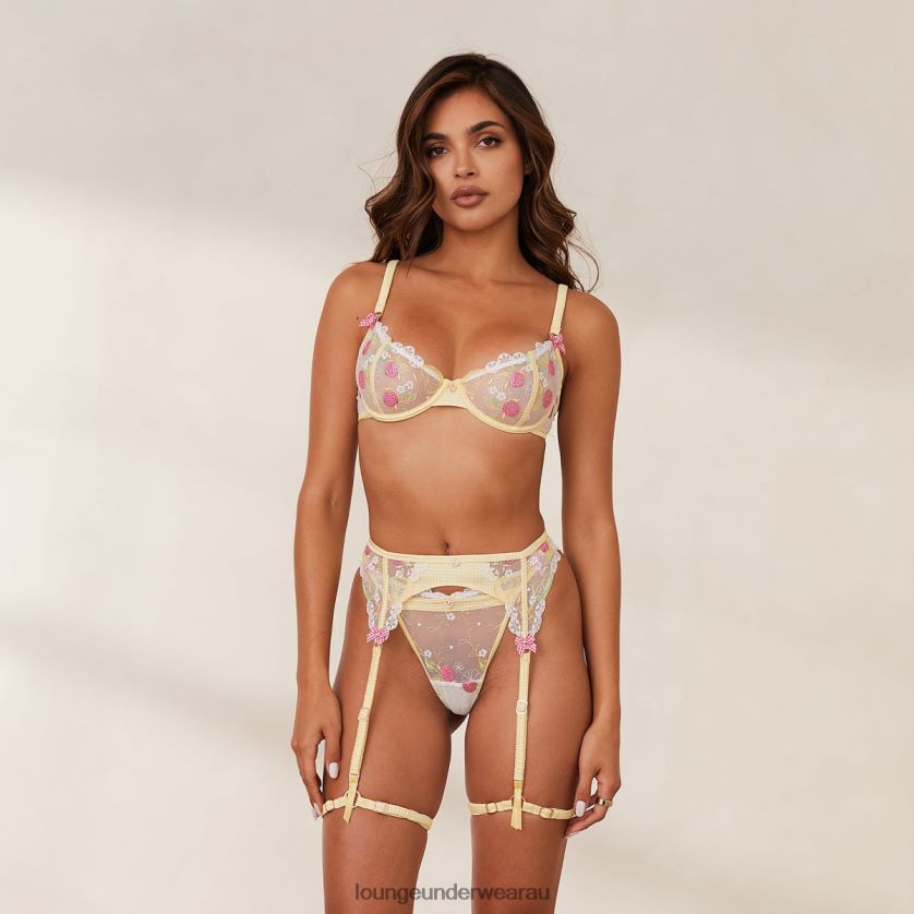 Adelina Intimates Set Underwear Lounge Women Yellow 240R48354