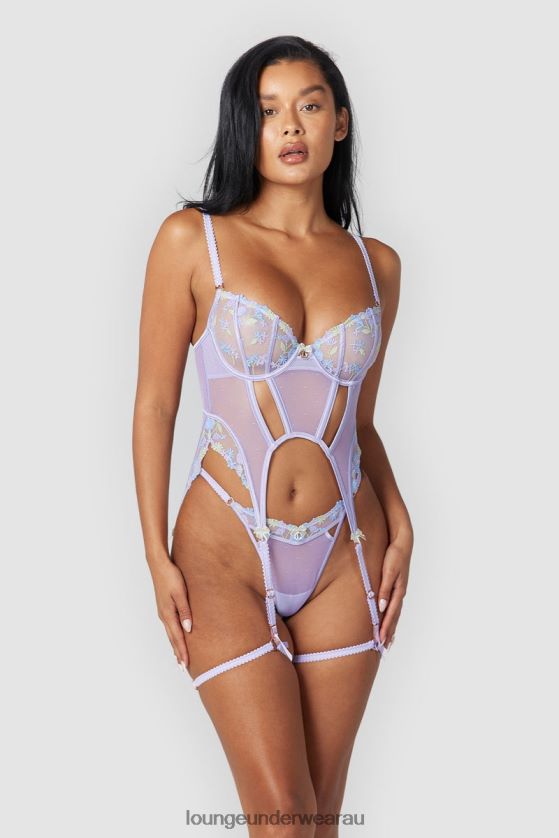 Amelia Intimates Set Underwear Lounge Women Lilac 240R48520