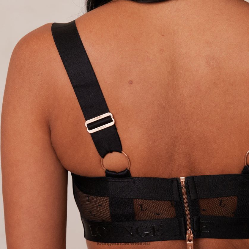 Athena Intimates Set Underwear Lounge Women Black 240R48651