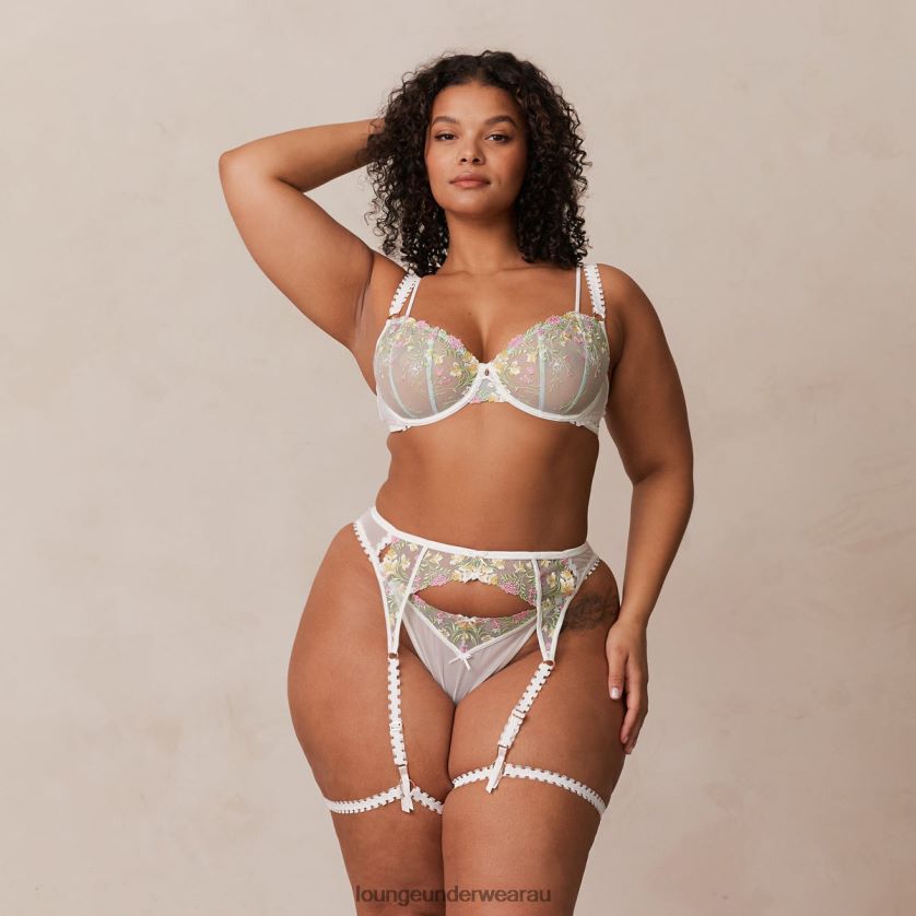 Azalea Intimates Set Underwear Lounge Women White 240R48323