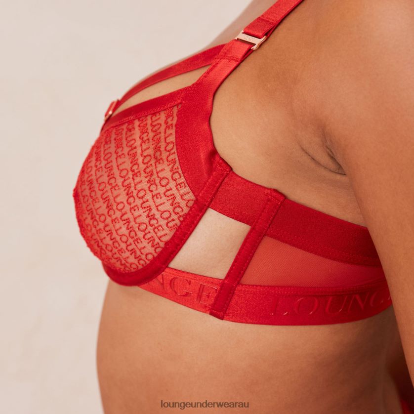 Phoenix Intimates Set Underwear Lounge Women Red 240R48621