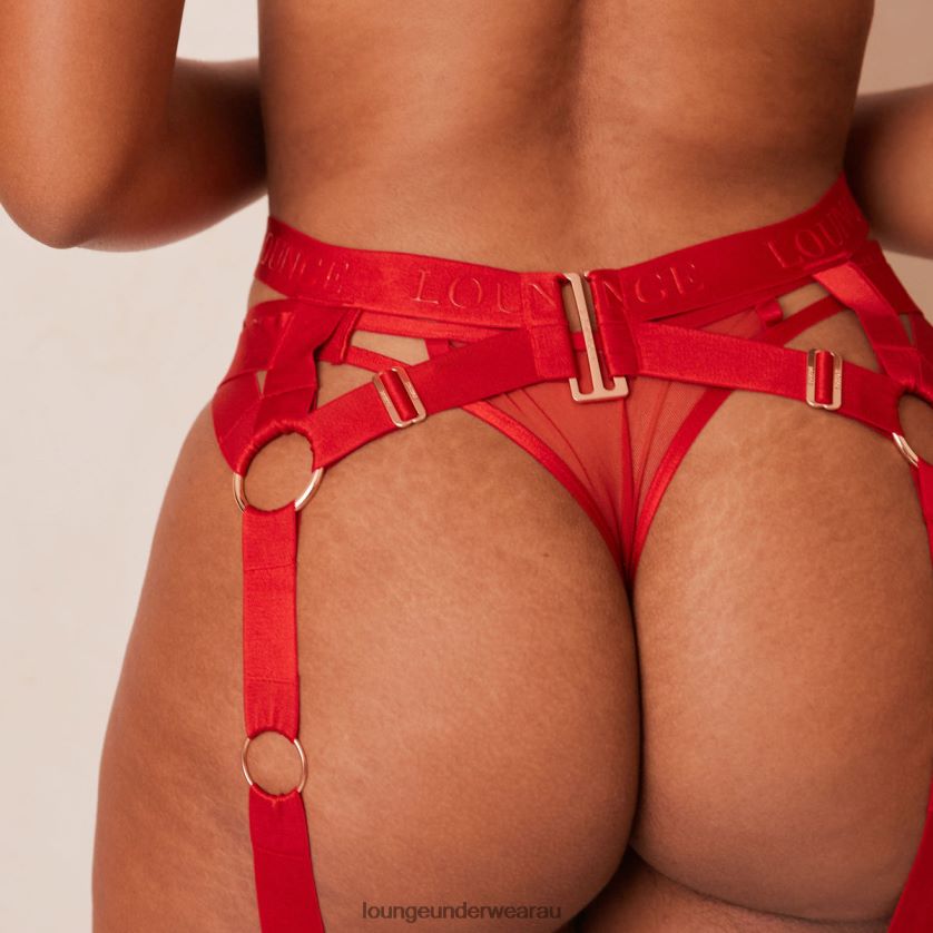 Phoenix Intimates Set Underwear Lounge Women Red 240R48621