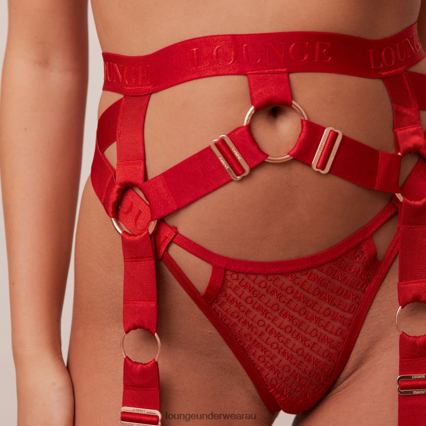 Phoenix Intimates Set Underwear Lounge Women Red 240R48621