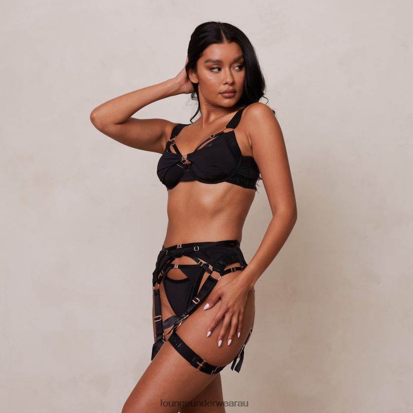 Reagan Intimates Set Underwear Lounge Women Black 240R48564