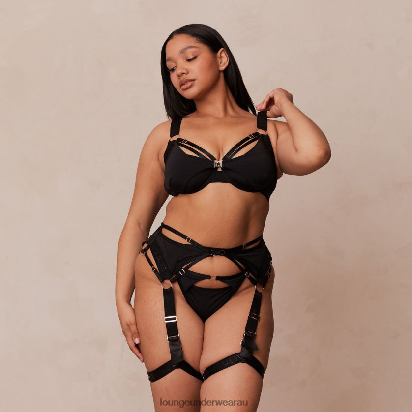 Reagan Intimates Set Underwear Lounge Women Black 240R48564