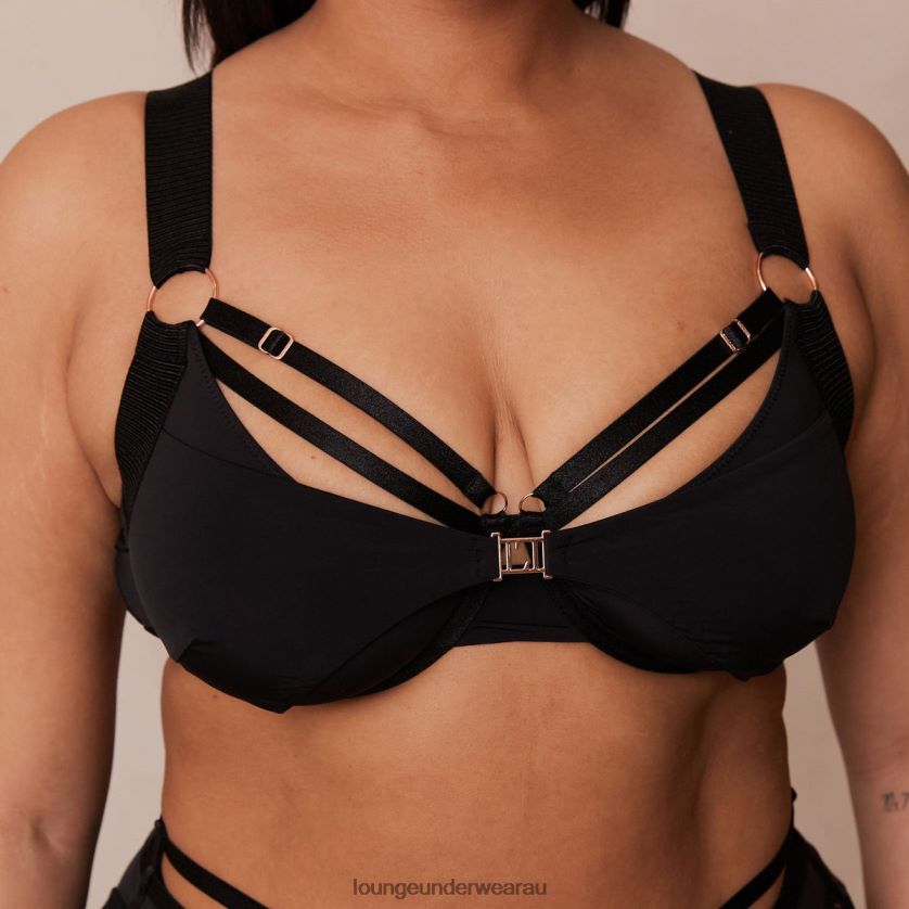 Reagan Intimates Set Underwear Lounge Women Black 240R48564