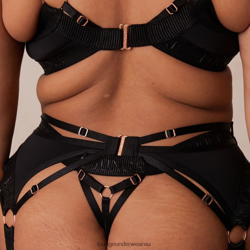 Reagan Intimates Set Underwear Lounge Women Black 240R48564