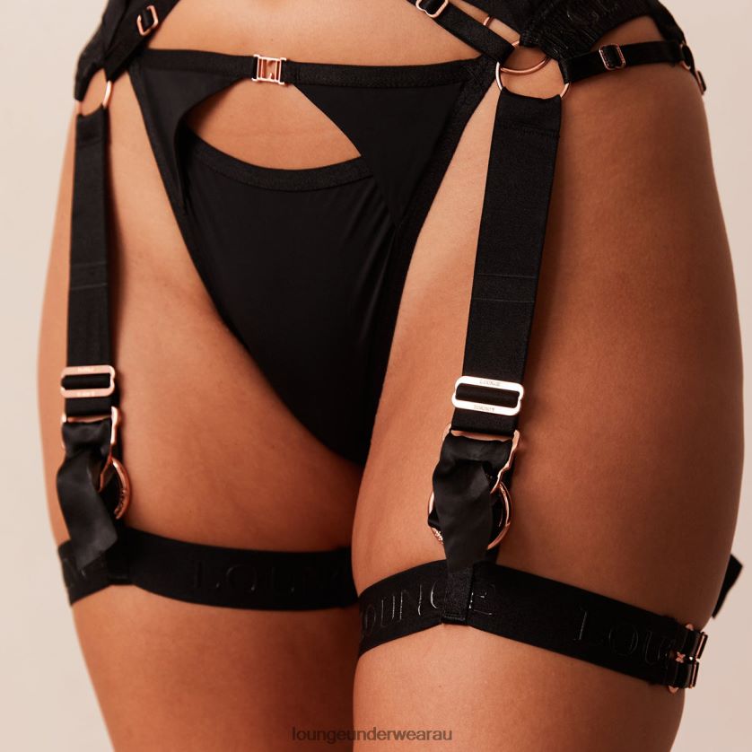 Reagan Intimates Set Underwear Lounge Women Black 240R48564