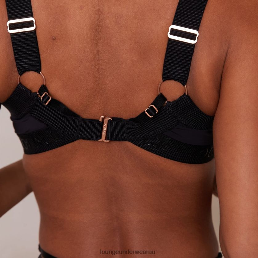 Reagan Intimates Set Underwear Lounge Women Black 240R48564