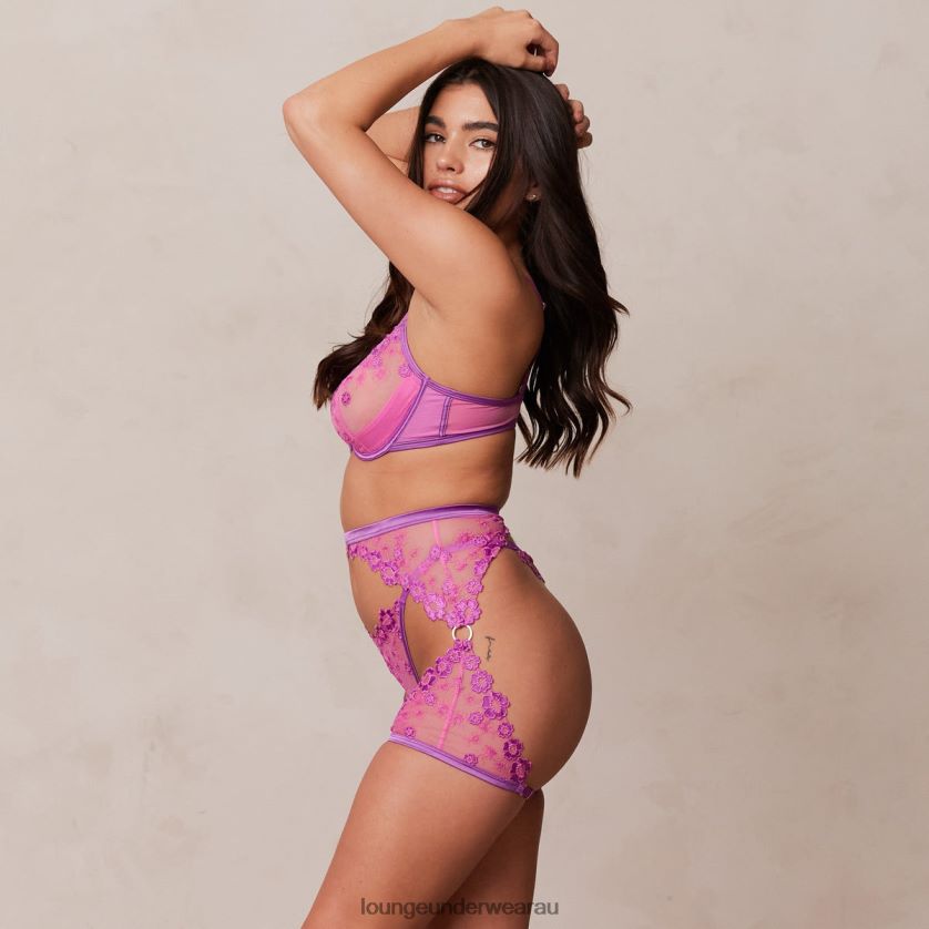 Roxanne Intimates Set Underwear Lounge Women Violet 240R48329