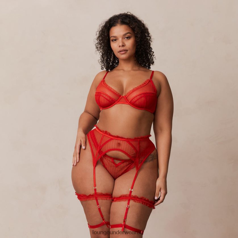 Ruby Intimates Set Underwear Lounge Women Red 240R48340