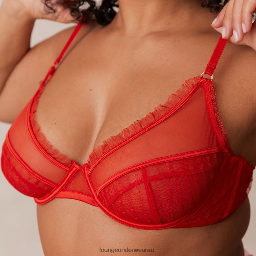 Ruby Intimates Set Underwear Lounge Women Red 240R48340