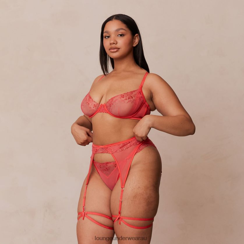 Vixen Intimates Set Underwear Lounge Women Cherry 240R48327