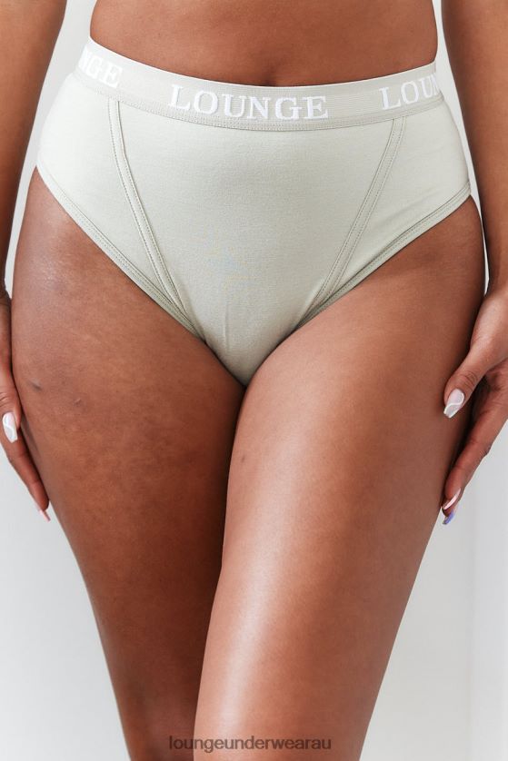 Bamboo Basic Briefs (Set) Underwear Lounge Women Olive 240R48387