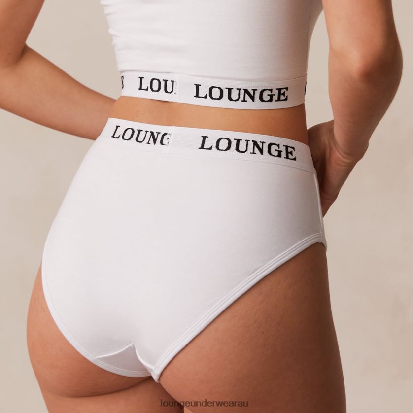 Bamboo Basic Briefs Underwear Lounge Women White 240R48432