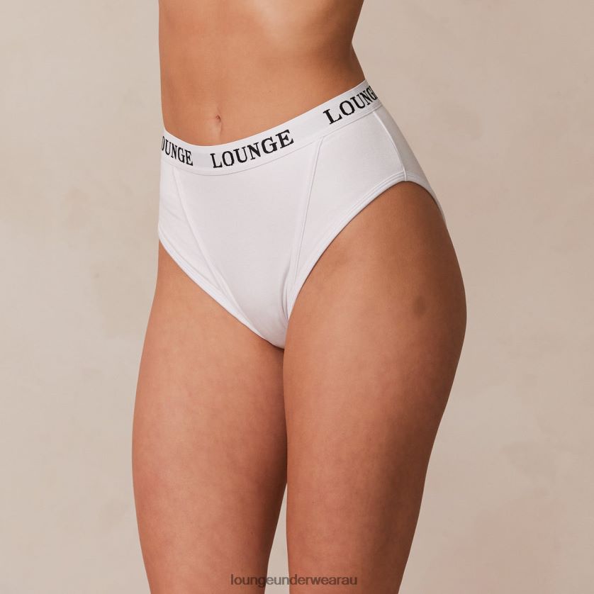 Bamboo Basic Briefs Underwear Lounge Women White 240R48432