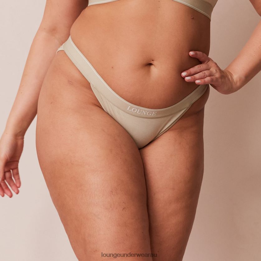 Bamboo Minimal Triangle Briefs Underwear Lounge Women Olive 240R48413