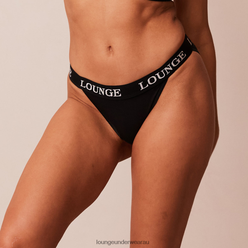Bamboo Triangle Briefs Underwear Lounge Women All Black 240R48425