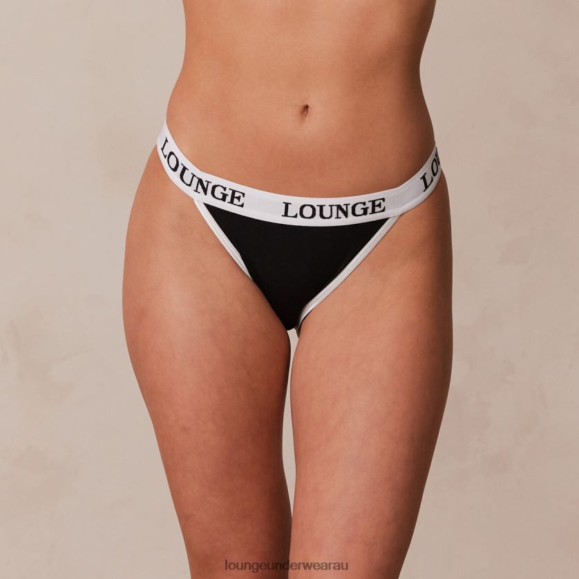 Bamboo Triangle Briefs Underwear Lounge Women Black 240R48429