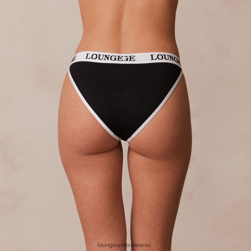 Bamboo Triangle Briefs Underwear Lounge Women Black 240R48429