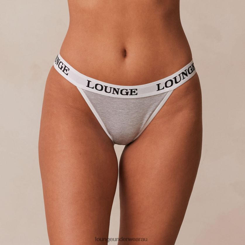 Bamboo Triangle Briefs Underwear Lounge Women Grey 240R48426