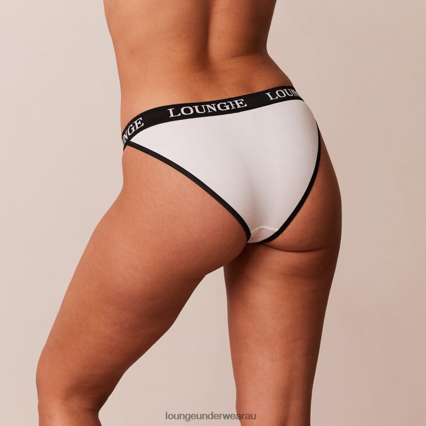 Bamboo Triangle Briefs Underwear Lounge Women White 240R48423