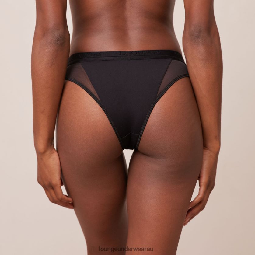 Contour Mesh Briefs Underwear Lounge Women Black 240R48374